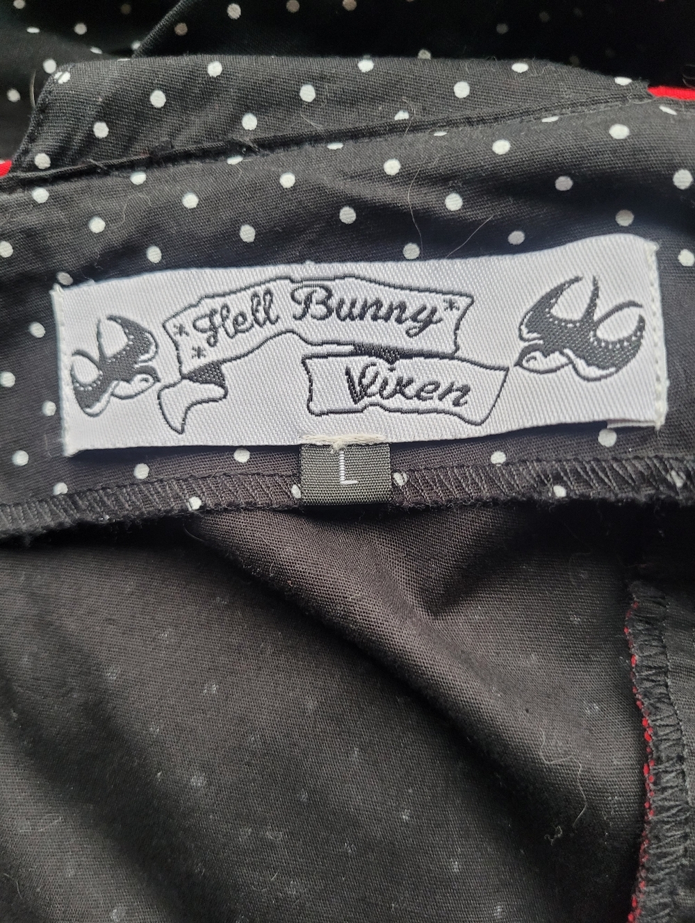 Hell Bunny Vanity Swing Dress, VGUC, Size L - Picture 8 of 9